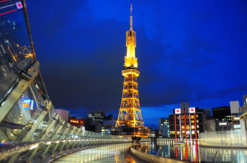 Nagoya TV Tower Menara Tertua di Jepang - jepang.panduanwisata.id