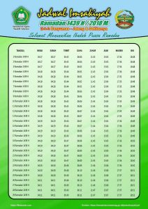 Free Download Jadwal Imsakiyah 1439 2018 Kota Kabupaten Propinsi