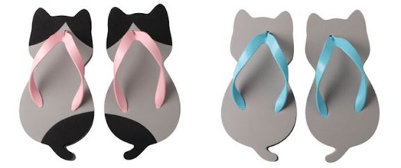 Sandal Jepang Berbentuk Kucing Sangat Menggemaskan