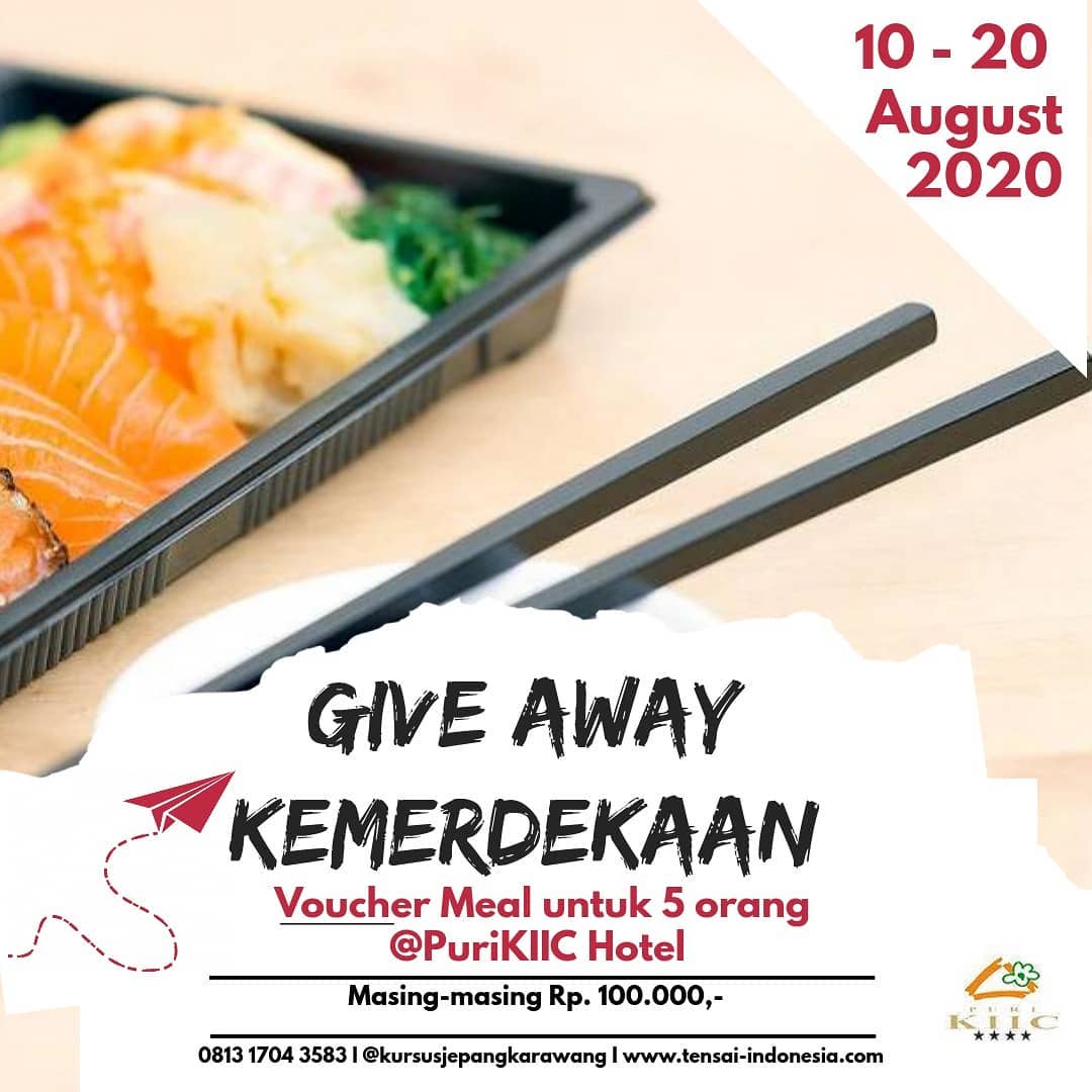 Giveaway Kemerdekaan Indonesia Tensai Indonesia