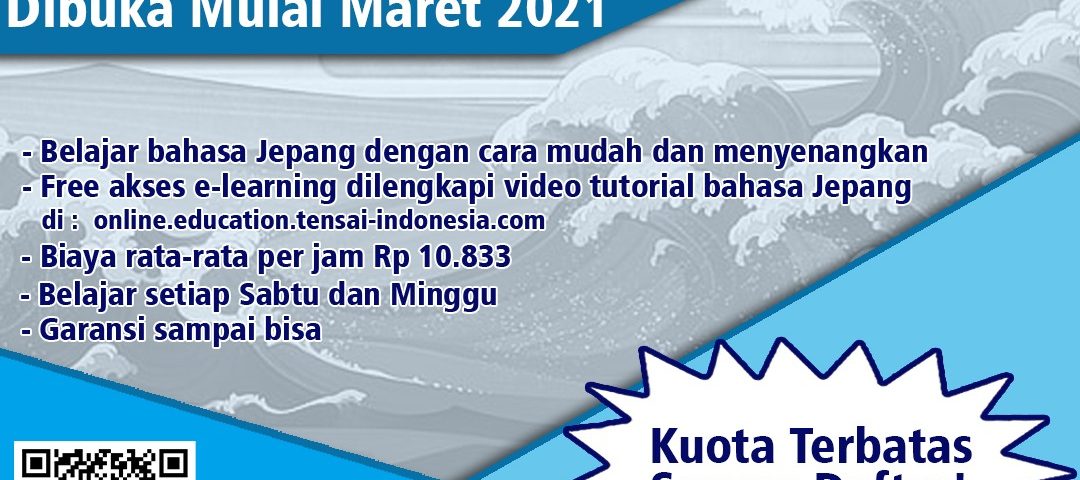 Kelas Online Bahasa Jepang N5 Awal Mulai Maret 2021