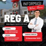 Kelas Bahasa Jepang N5 Awal Reguler Hybrid A Tensai Indonesia—jadwal Selasa & Kamis 19.30–21.30 WIB, mulai 23 Desember 2025.